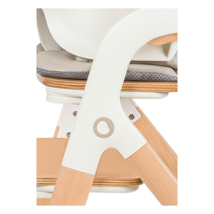 Lionelo - Børnehøjstol 3-i-1 MEGAN Hvidt træ