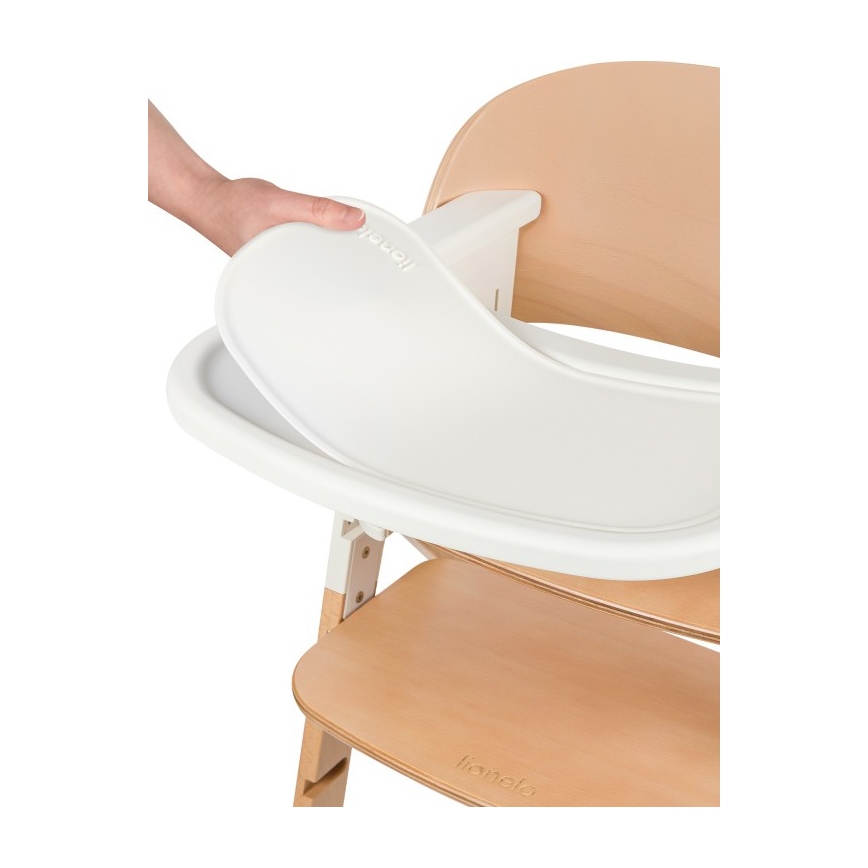 Lionelo - Børnehøjstol 3-i-1 MEGAN Hvidt træ