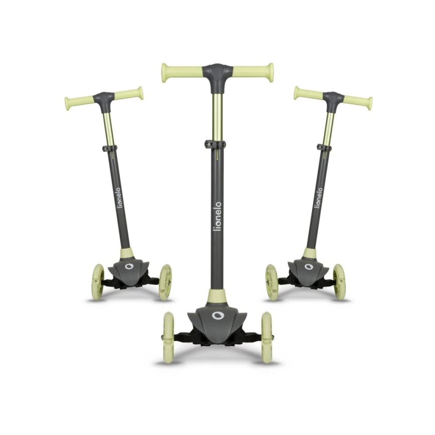 Lionelo - Børneløbehjul JESSY 3xAA grå/grøn
