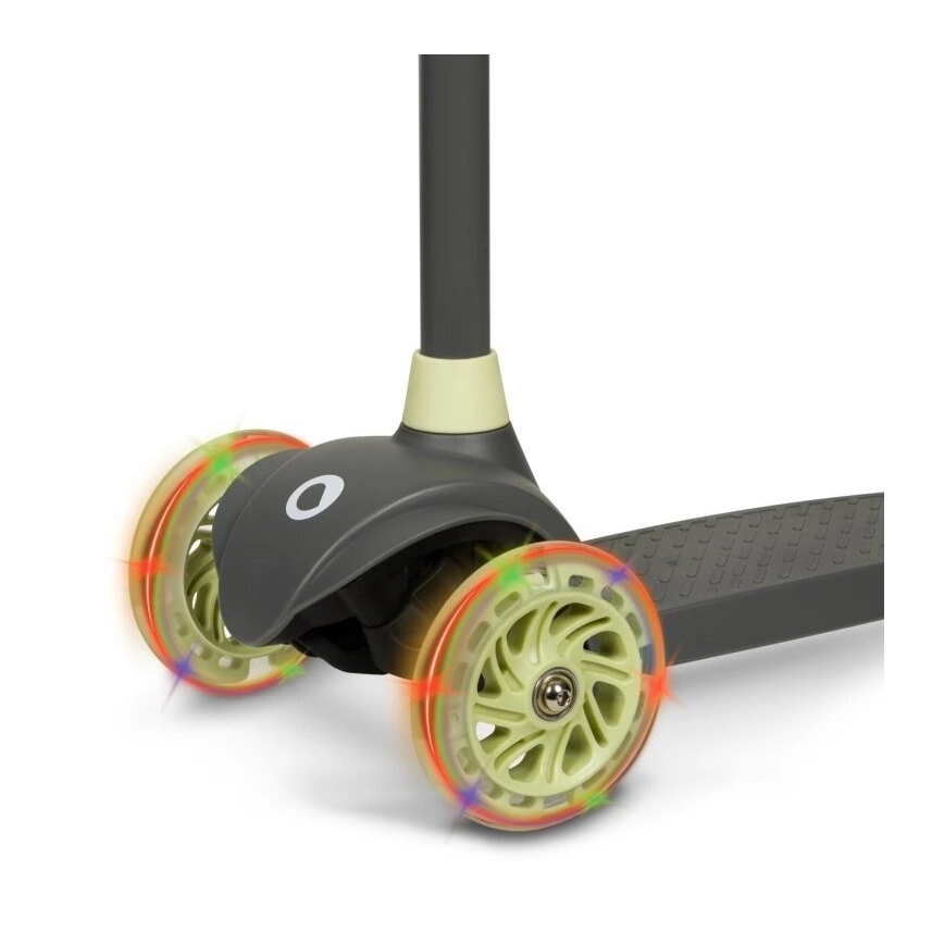 Lionelo - Børneløbehjul JESSY 3xAA grå/grøn