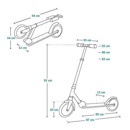 Lionelo - Børneløbehjul LUCA sort/lyserød