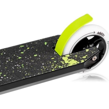 Lionelo - Børneløbehjul WHIZZ sort/hvid/gul