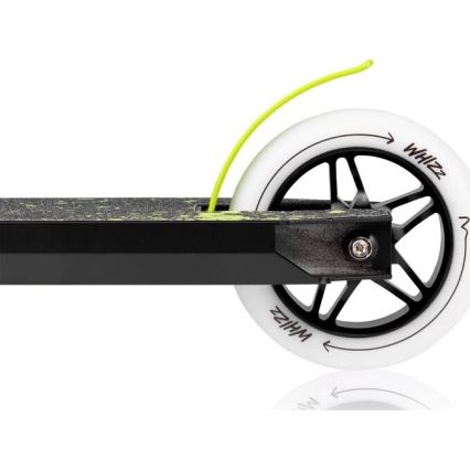 Lionelo - Børneløbehjul WHIZZ sort/hvid/gul