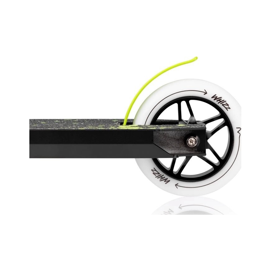 Lionelo - Børneløbehjul WHIZZ sort/hvid/gul