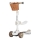 Lionelo - Børnescooter 2-i-1 FRANKY hvid/beige