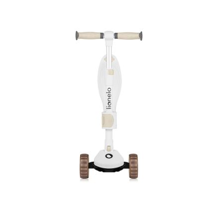 Lionelo - Børnescooter 2-i-1 FRANKY hvid/beige