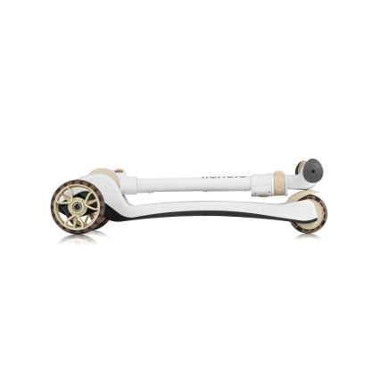 Lionelo - Børnescooter 2-i-1 FRANKY hvid/beige