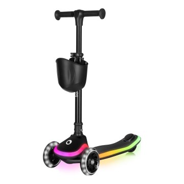 Lionelo - Børnescooter MEY 3xAAA Black Onyx