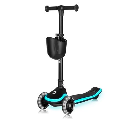 Lionelo - Børnescooter MEY 3xAAA Black Onyx