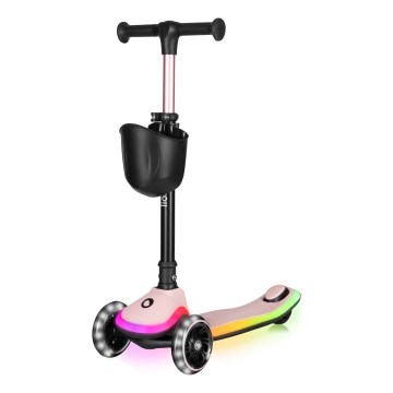 Lionelo - Børnescooter MEY 3xAAA Pink Rose