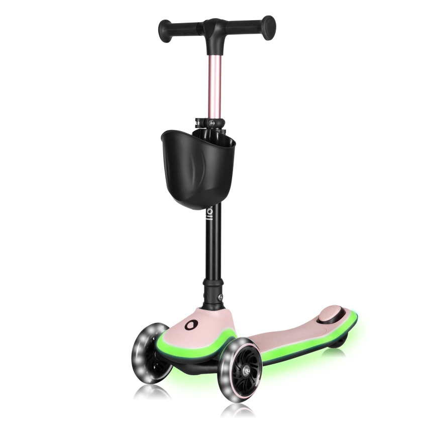 Lionelo - Børnescooter MEY 3xAAA Pink Rose