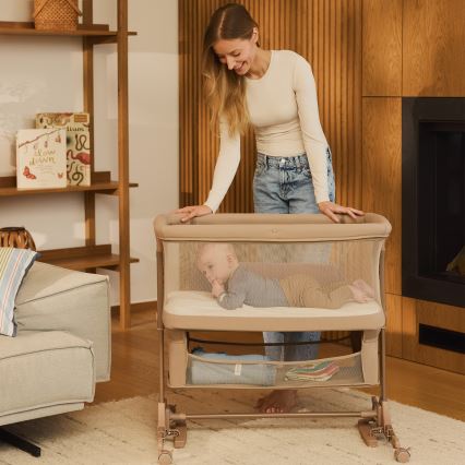 Lionelo - Børneseng 3-i-1 JODIE Beige Taupe