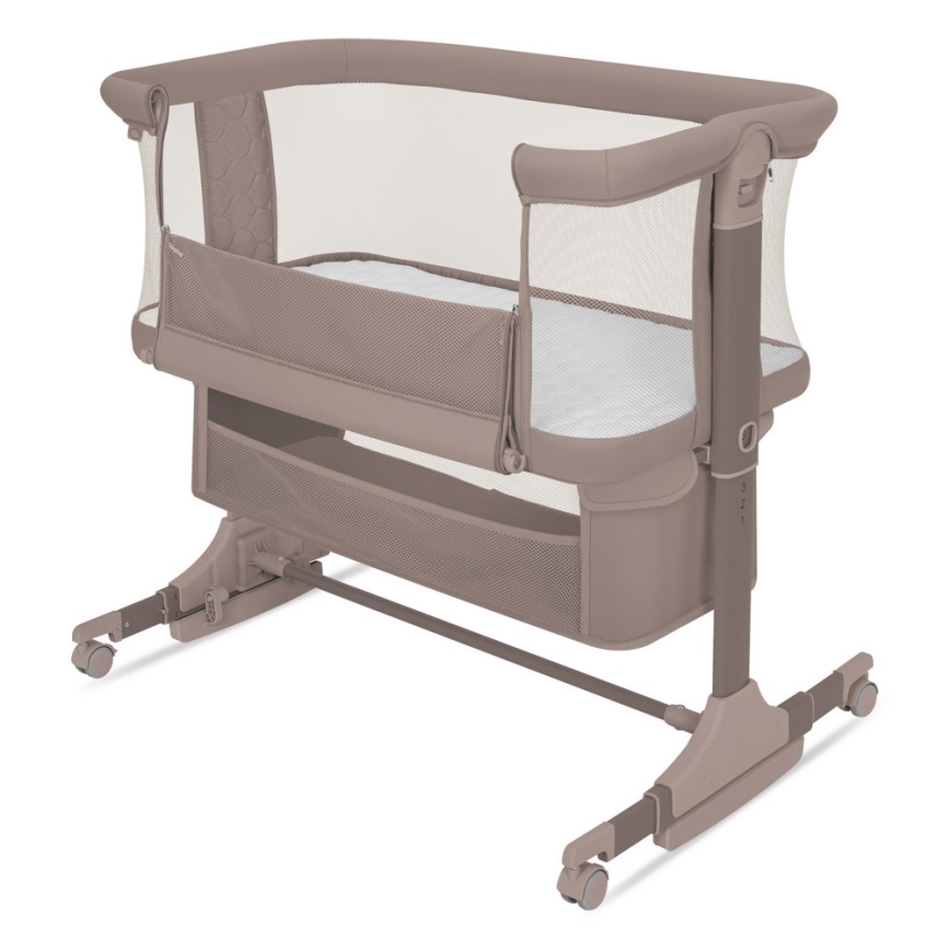 Lionelo - Børneseng 3-i-1 JODIE Beige Taupe