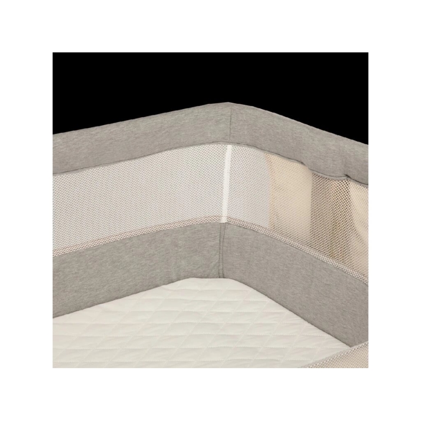 Lionelo - Børneseng 3-i-1 LEONIE grå/sort