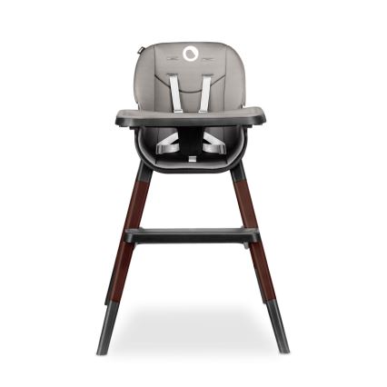 Lionelo - Børnespisestol 2-i-1 MONA Sort Onyx