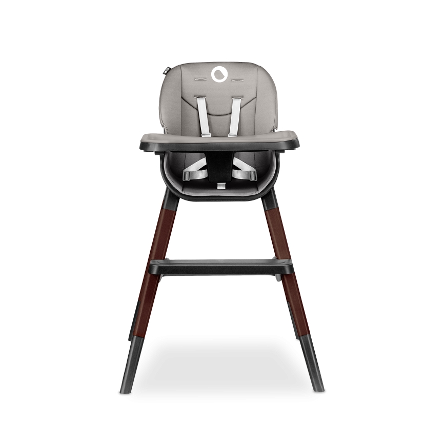 Lionelo - Børnespisestol 2-i-1 MONA Sort Onyx