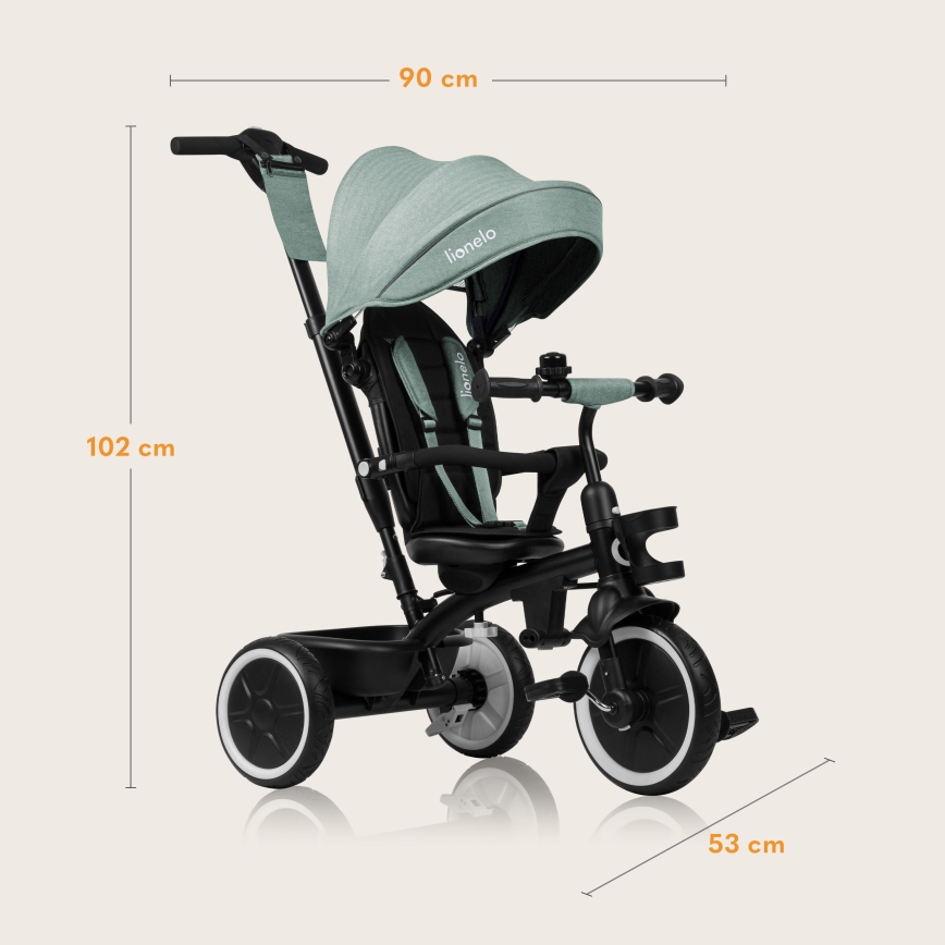 Lionelo - Børnetrehjuler BERRY Grøn Skov