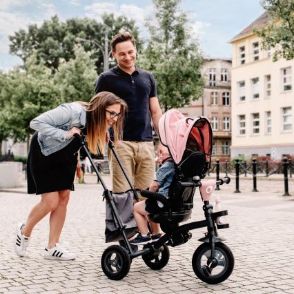 Lionelo - Børnetrehjuler TRIS lyserød/grå