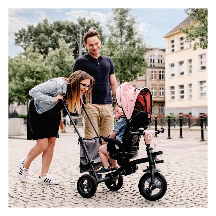 Lionelo - Børnetrehjuler TRIS lyserød/grå