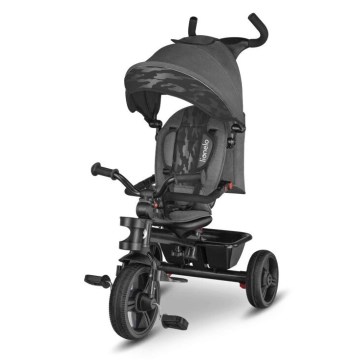 Lionelo - Børnetricycle HAARI grå/sort
