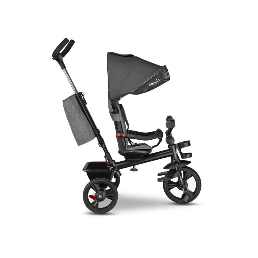 Lionelo - Børnetricycle HAARI grå/sort