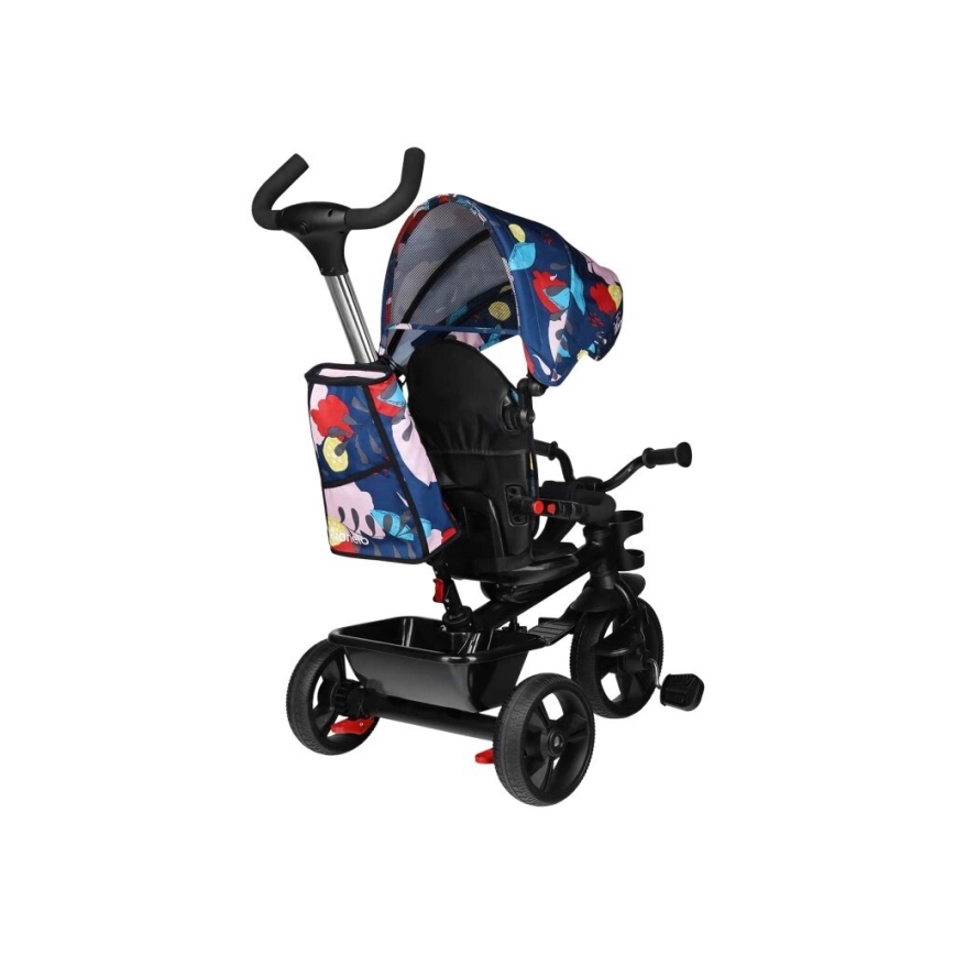 Lionelo - Børnetricycle HAARI sort/farverig