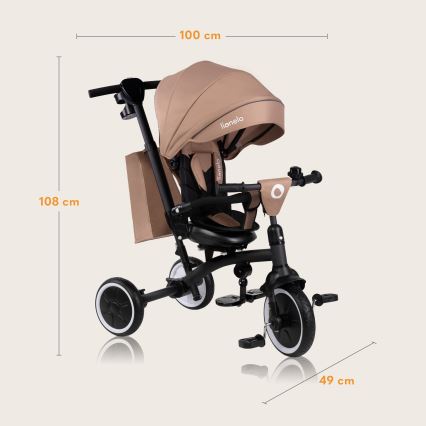 Lionelo - Børnetriport TRIS PLUS Beige Sand