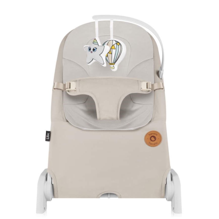 Lionelo - Børnevippestol LILAC, beige