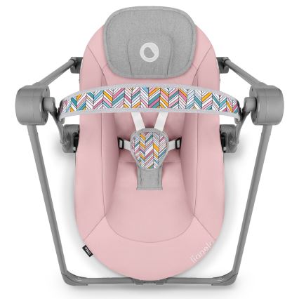 Lionelo - Børnevippestol OTTO 4xLR14 Babyrosa
