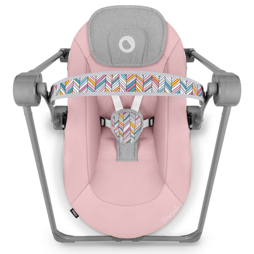 Lionelo - Børnevippestol OTTO 4xLR14 Babyrosa