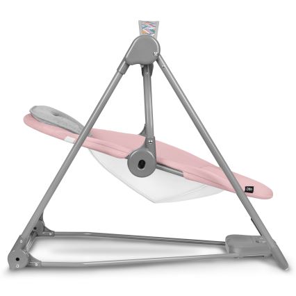 Lionelo - Børnevippestol OTTO 4xLR14 Babyrosa