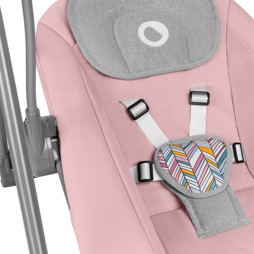 Lionelo - Børnevippestol OTTO 4xLR14 Babyrosa