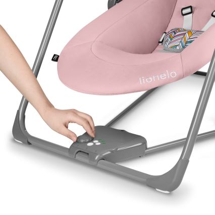 Lionelo - Børnevippestol OTTO 4xLR14 Babyrosa