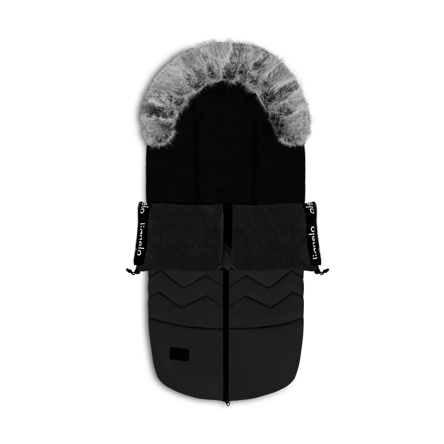Lionelo - Børnevognspose FRODE Black Carbon