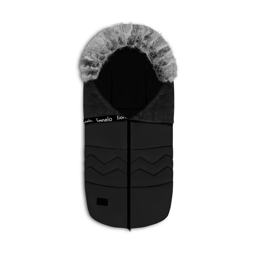 Lionelo - Børnevognspose FRODE Black Carbon