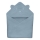 Lionelo - Børns Hovedhåndklæde MUSLIN HOODED TOWEL Grey Sky