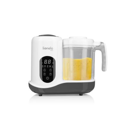 Lionelo - Dampkoger 5-i-1 BABYMENU 110W/230V hvid/grå