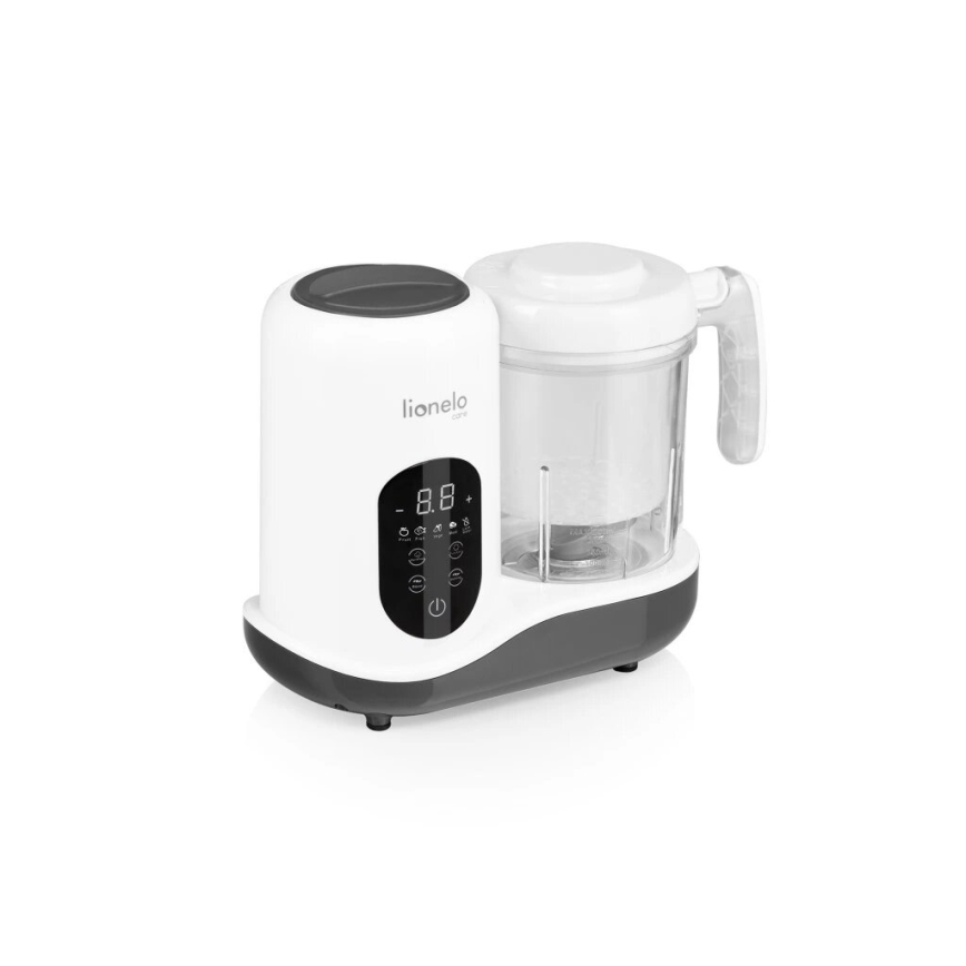 Lionelo - Dampkoger 5-i-1 BABYMENU 110W/230V hvid/grå
