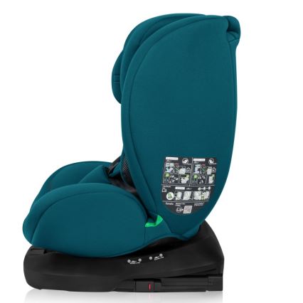 Lionelo - Drejbar autostol med base BASTIAAN i-Size 40-150 cm Indigo blå