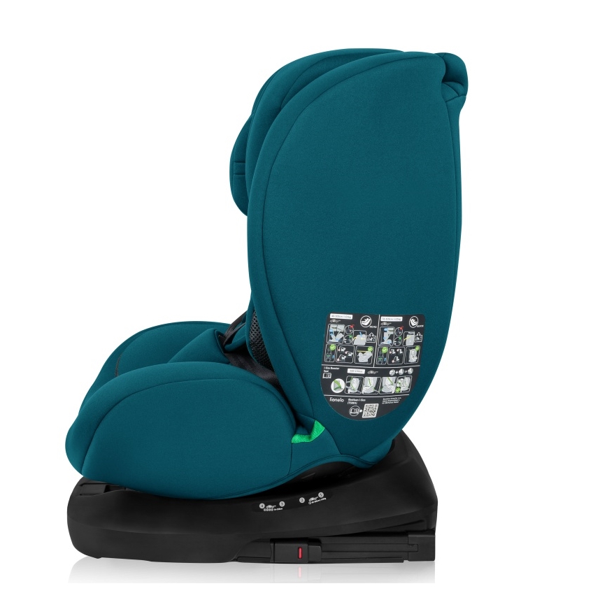 Lionelo - Drejbar autostol med base BASTIAAN i-Size 40-150 cm Indigo blå