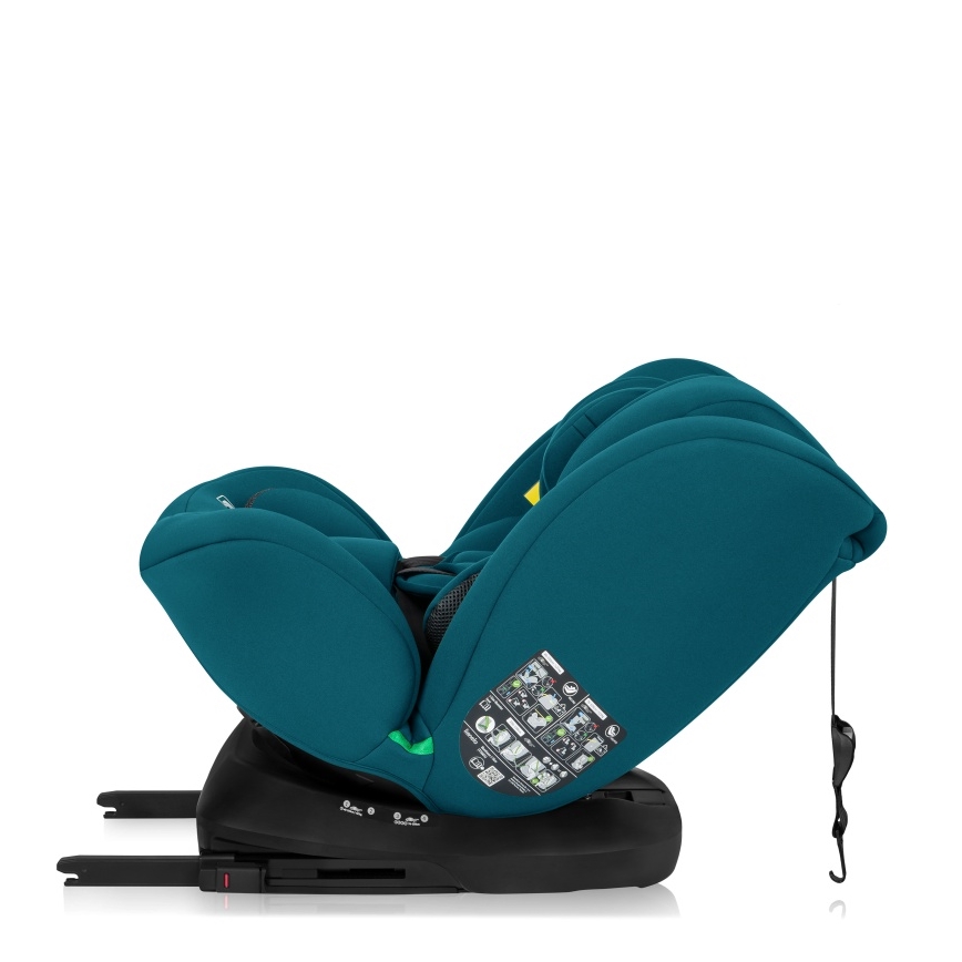 Lionelo - Drejbar autostol med base BASTIAAN i-Size 40-150 cm Indigo blå