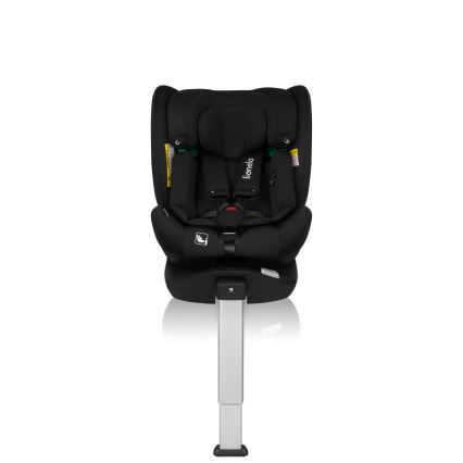 Lionelo - Drejbar autostol med base BRAAM AIR i-Size 40-150 cm Sort Carbon