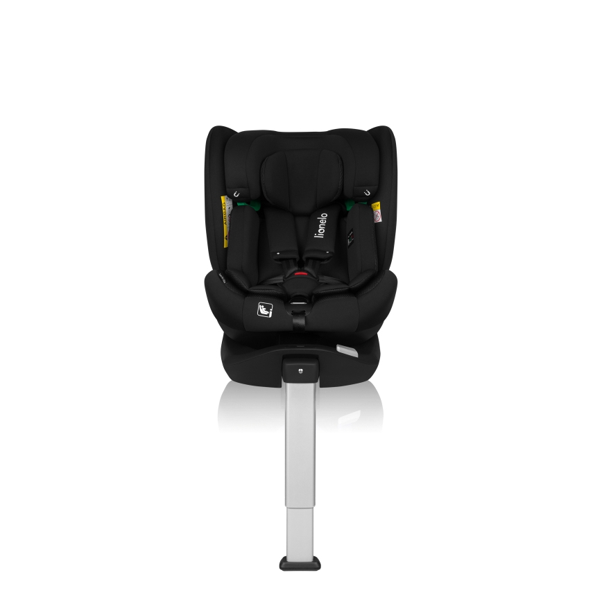 Lionelo - Drejbar autostol med base BRAAM AIR i-Size 40-150 cm Sort Carbon