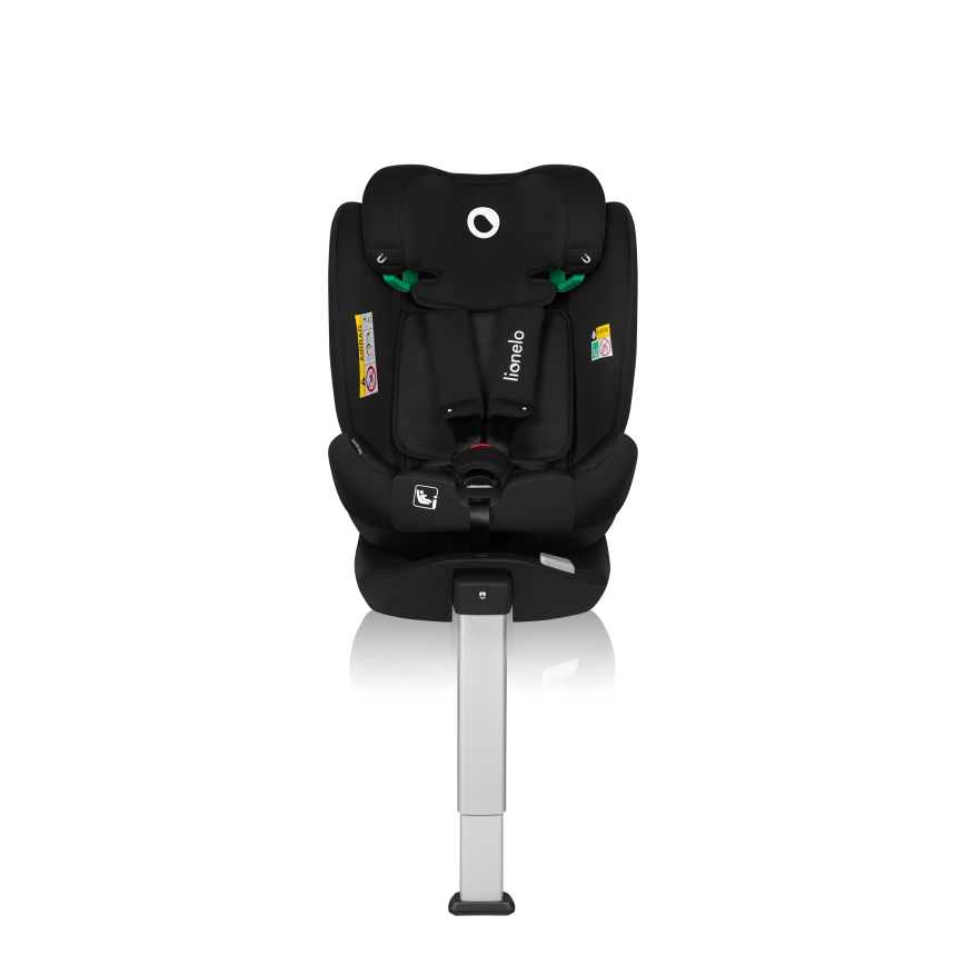 Lionelo - Drejbar autostol med base BRAAM AIR i-Size 40-150 cm Sort Carbon