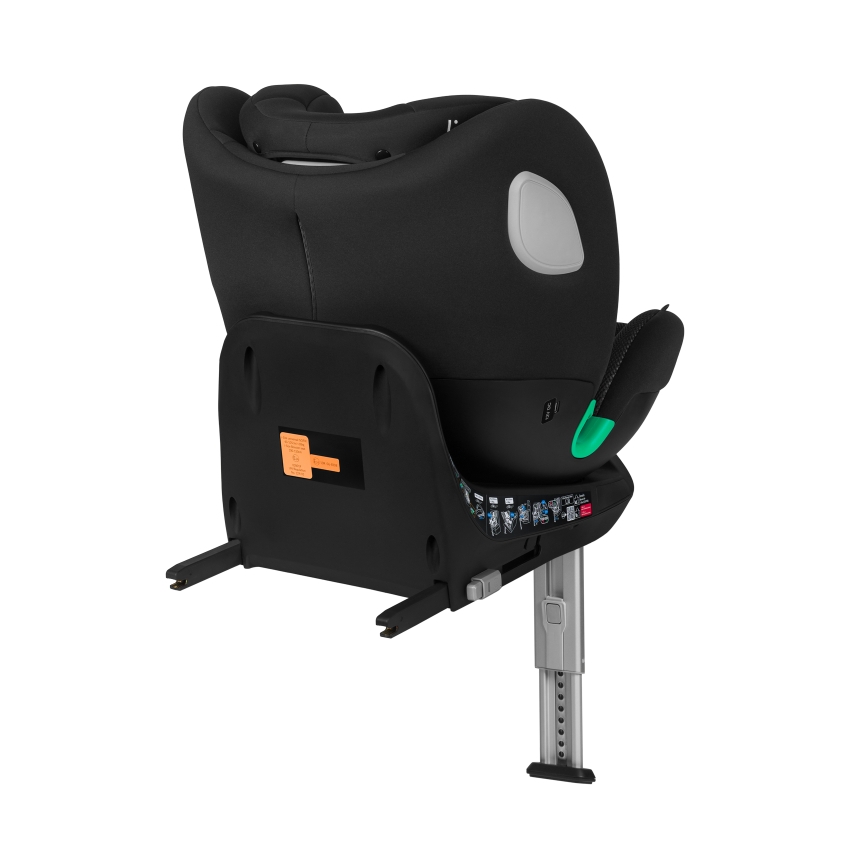 Lionelo - Drejbar autostol med base BRAAM AIR i-Size 40-150 cm Sort Carbon