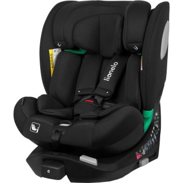Lionelo - Drejbar autostol med base BRAAM AIR i-Size 40-150 cm Sort Carbon