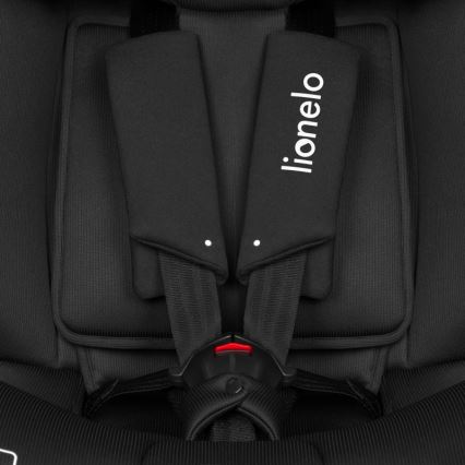 Lionelo - Drejbar autostol med base BRAVE i-Size 40-150 cm Black Carbon