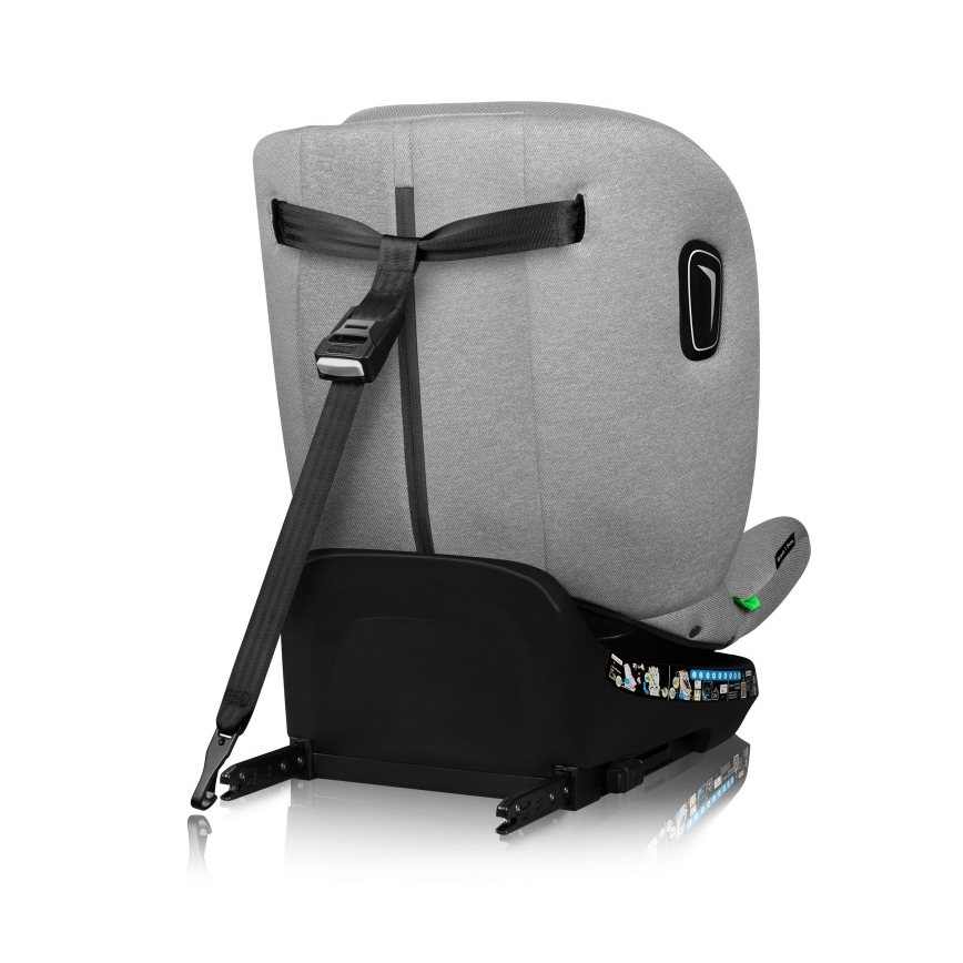 Lionelo - Drejbar autostol med base BRAVE i-Size 40-150 cm Grå sten