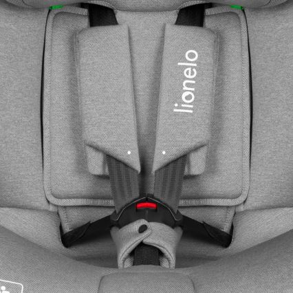 Lionelo - Drejbar autostol med base BRAVE i-Size 40-150 cm Grå sten