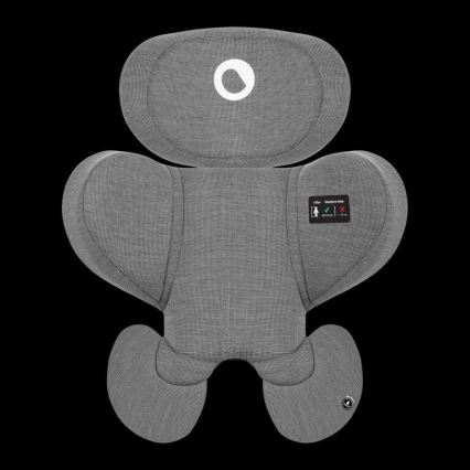 Lionelo - Drejbar autostol med base HARMONY i-Size 40-150 cm sort/grå